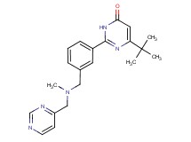 6-tert-butyl-2-(3-{[methyl(4-pyrimidinylmethyl)amino]methyl}phenyl)-4(3H)-pyrimidinone
