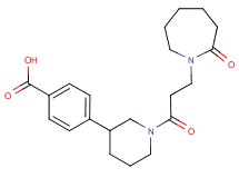 4-{1-[3-(2-oxoazepan-1-yl)propanoyl]piperidin-3-yl}benzoic acid