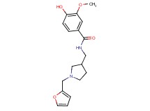 N-{[1-(2-furylmethyl)pyrrolidin-3-yl]methyl}-4-hydroxy-3-methoxybenzamide