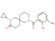 2-cyclopropyl-8-(2-hydroxy-3-methylbenzoyl)-2,8-diazaspiro[5.5]undecan-3-one