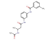 N-(3-{[3-(acetylamino)butanoyl]amino}phenyl)-3-methylbenzamide