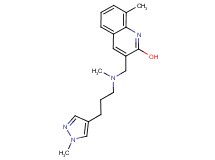 8-methyl-3-({methyl[3-(1-methyl-1H-pyrazol-4-yl)propyl]amino}methyl)-2-quinolinol