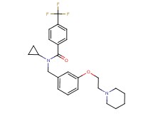 N-cyclopropyl-N-{3-[2-(1-piperidinyl)ethoxy]benzyl}-4-(trifluoromethyl)benzamide