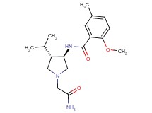 N-[rel-(3R,4S)-1-(2-amino-2-oxoethyl)-4-isopropyl-3-pyrrolidinyl]-2-methoxy-5-methylbenzamide hydrochloride