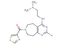 N,N-dimethyl-N'-[7-(1,3-thiazol-4-ylcarbonyl)-6,7,8,9-tetrahydro-5H-pyrimido[4,5-d]azepin-4-yl]ethane-1,2-diamine