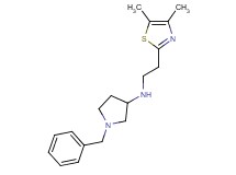 1-benzyl-N-[2-(4,5-dimethyl-1,3-thiazol-2-yl)ethyl]pyrrolidin-3-amine