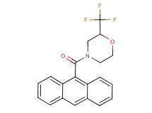 4-(9-anthrylcarbonyl)-2-(trifluoromethyl)morpholine