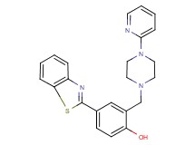 4-(1,3-benzothiazol-2-yl)-2-{[4-(2-pyridinyl)-1-piperazinyl]methyl}phenol