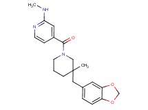 4-{[3-(1,3-benzodioxol-5-ylmethyl)-3-methylpiperidin-1-yl]carbonyl}-N-methylpyridin-2-amine