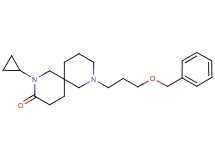 8-[3-(benzyloxy)propyl]-2-cyclopropyl-2,8-diazaspiro[5.5]undecan-3-one