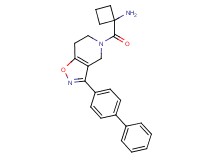 1-[(3-biphenyl-4-yl-6,7-dihydroisoxazolo[4,5-c]pyridin-5(4H)-yl)carbonyl]cyclobutanamine