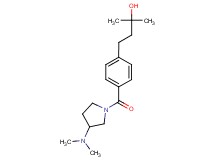 4-(4-{[3-(dimethylamino)-1-pyrrolidinyl]carbonyl}phenyl)-2-methyl-2-butanol