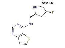 N-{[(2S,4S)-4-fluoro-2-pyrrolidinyl]methyl}thieno[3,2-d]pyrimidin-4-amine dihydrochloride