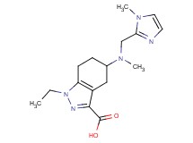 1-ethyl-5-{methyl[(1-methyl-1H-imidazol-2-yl)methyl]amino}-4,5,6,7-tetrahydro-1H-indazole-3-carboxylic acid
