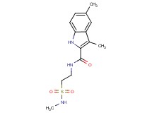 3,5-dimethyl-N-{2-[(methylamino)sulfonyl]ethyl}-1H-indole-2-carboxamide