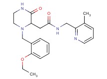 2-[1-(2-ethoxybenzyl)-3-oxo-2-piperazinyl]-N-[(3-methyl-2-pyridinyl)methyl]acetamide
