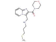 3-(methylthio)-N-{[2-(4-morpholinylcarbonyl)imidazo[1,2-a]pyridin-3-yl]methyl}-1-propanamine