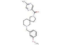 7-(3-methoxybenzyl)-2-[(5-methyl-2-pyrazinyl)carbonyl]-2,7-diazaspiro[4.5]decane