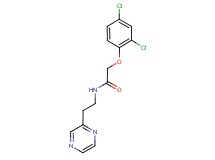2-(2,4-dichlorophenoxy)-N-[2-(2-pyrazinyl)ethyl]acetamide