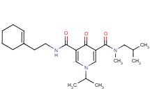 N'-[2-(1-cyclohexen-1-yl)ethyl]-N-isobutyl-1-isopropyl-N-methyl-4-oxo-1,4-dihydro-3,5-pyridinedicarboxamide