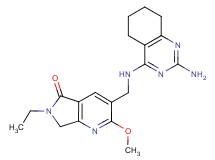 3-{[(2-amino-5,6,7,8-tetrahydroquinazolin-4-yl)amino]methyl}-6-ethyl-2-methoxy-6,7-dihydro-5H-pyrrolo[3,4-b]pyridin-5-one