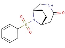 (1S*,6R*)-9-(phenylsulfonyl)-3,9-diazabicyclo[4.2.1]nonan-4-one