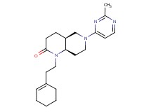 (4aS*,8aR*)-1-(2-cyclohex-1-en-1-ylethyl)-6-(2-methylpyrimidin-4-yl)octahydro-1,6-naphthyridin-2(1H)-one