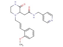 2-{1-[(2E)-3-(2-methoxyphenyl)-2-propen-1-yl]-3-oxo-2-piperazinyl}-N-(4-pyridinylmethyl)acetamide