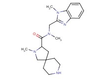 N,2-dimethyl-N-[(1-methyl-1H-benzimidazol-2-yl)methyl]-2,8-diazaspiro[4.5]decane-3-carboxamide dihydrochloride