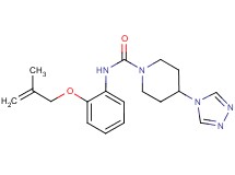 N-{2-[(2-methylprop-2-en-1-yl)oxy]phenyl}-4-(4H-1,2,4-triazol-4-yl)piperidine-1-carboxamide