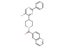 6-{[4-(2-phenyl-4-pyrimidinyl)-1-piperidinyl]carbonyl}quinoline