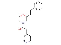 2-(2-phenylethyl)-4-(4-pyridinylacetyl)morpholine