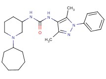 N-(1-cycloheptyl-3-piperidinyl)-N'-(3,5-dimethyl-1-phenyl-1H-pyrazol-4-yl)urea