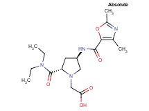 ((2S,4R)-2-[(diethylamino)carbonyl]-4-{[(2,4-dimethyl-1,3-oxazol-5-yl)carbonyl]amino}pyrrolidin-1-yl)acetic acid