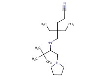 4-({[2,2-dimethyl-1-(1-pyrrolidinylmethyl)propyl]amino}methyl)-4-ethylhexanenitrile