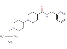 1'-(2,2-dimethylpropyl)-N-(2-pyridinylmethyl)-1,4'-bipiperidine-4-carboxamide