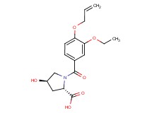 (2S*,4R*)-1-[4-(allyloxy)-3-ethoxybenzoyl]-4-hydroxypyrrolidine-2-carboxylic acid