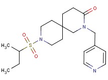 9-(sec-butylsulfonyl)-2-(pyridin-4-ylmethyl)-2,9-diazaspiro[5.5]undecan-3-one