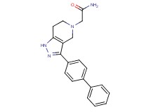 2-(3-biphenyl-4-yl-1,4,6,7-tetrahydro-5H-pyrazolo[4,3-c]pyridin-5-yl)acetamide