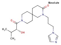 9-[(2R)-2-hydroxy-3-methylbutanoyl]-2-[3-(1H-imidazol-1-yl)propyl]-2,9-diazaspiro[5.5]undecan-3-one