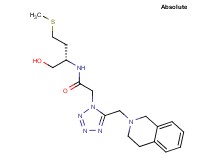 2-[5-(3,4-dihydro-2(1H)-isoquinolinylmethyl)-1H-tetrazol-1-yl]-N-[(1S)-1-(hydroxymethyl)-3-(methylthio)propyl]acetamide
