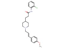 N-(2-chlorophenyl)-3-{1-[(2E)-3-(4-methoxyphenyl)-2-propen-1-yl]-4-piperidinyl}propanamide