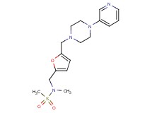 N-methyl-N-[(5-{[4-(3-pyridinyl)-1-piperazinyl]methyl}-2-furyl)methyl]methanesulfonamide