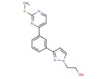 2-(3-{3-[2-(methylthio)-4-pyrimidinyl]phenyl}-1H-pyrazol-1-yl)ethanol