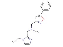 1-(1-ethyl-1H-imidazol-2-yl)-N-methyl-N-[(5-phenylisoxazol-3-yl)methyl]methanamine