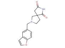 7-(1-benzofuran-5-ylmethyl)-2,7-diazaspiro[4.4]nonane-1,3-dione