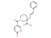 1-[(6-oxo-1,6-dihydropyridin-3-yl)carbonyl]-3-[(2E)-3-phenylprop-2-en-1-yl]piperidine-3-carboxylic acid