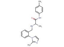 2-{[2-(2-methyl-1H-imidazol-1-yl)benzyl]amino}-N-(4-methylphenyl)propanamide