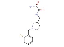 N-{[1-(2-fluorobenzyl)pyrrolidin-3-yl]methyl}ethanediamide