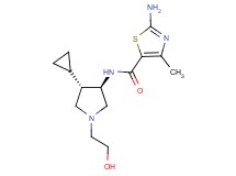 2-amino-N-[rel-(3R,4S)-4-cyclopropyl-1-(2-hydroxyethyl)-3-pyrrolidinyl]-4-methyl-1,3-thiazole-5-carboxamide dihydrochloride